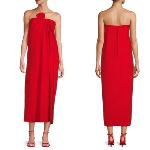 NWT Antonio Melani Elizabeth Damrich Radziwill Full Length Strapless Crepe
Dress